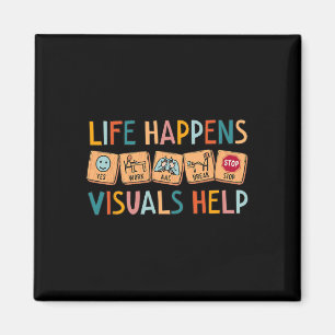 Livet Händer Visuals Hjälper Speciallärare Magnet
