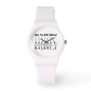 Livet handlar bara om att skapa balans i motivatio armbandsur