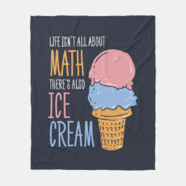 Livet handlar inte bara om matematik Det finns äve Fleecefilt