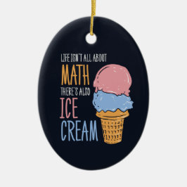 Livet handlar inte bara om matematik Det finns äve Julgransprydnad Keramik