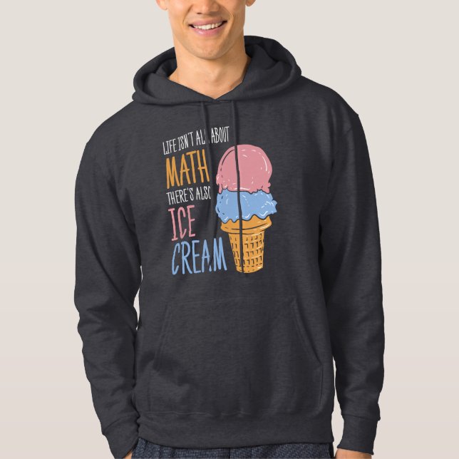 Livet handlar inte bara om Math Funny Calculus Gag Hoodie (Framsida)
