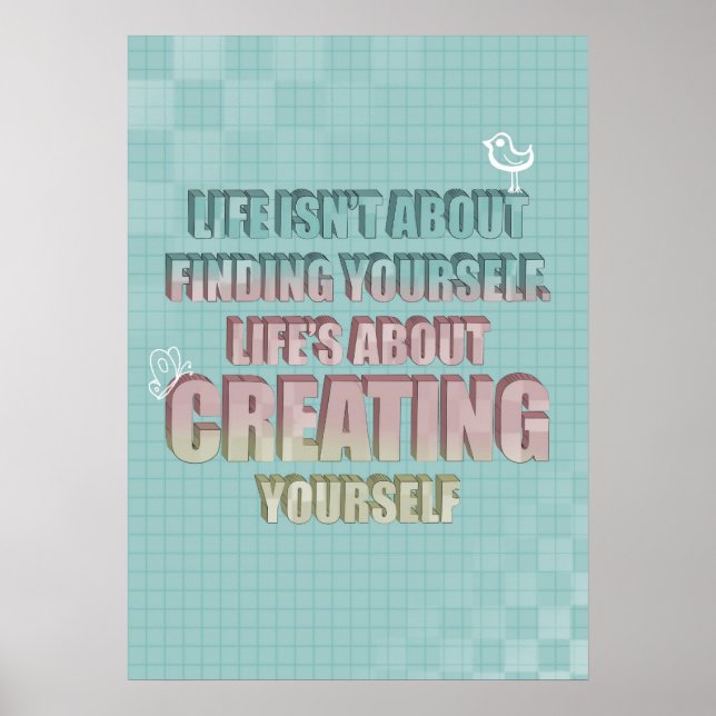 Livet handlar inte om att hitta en offert poster (Framsidan)
