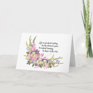 Livet handlar inte om att vänta kort