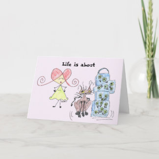 Livet handlar om att ta emot din väns bagage kort