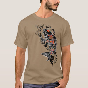 Livet handlar om balans. Svart och röd koifisk T Shirt