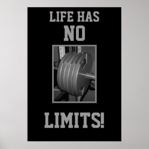 LIVET HAR INGA GRÄNSER! Viktningsövning Poster