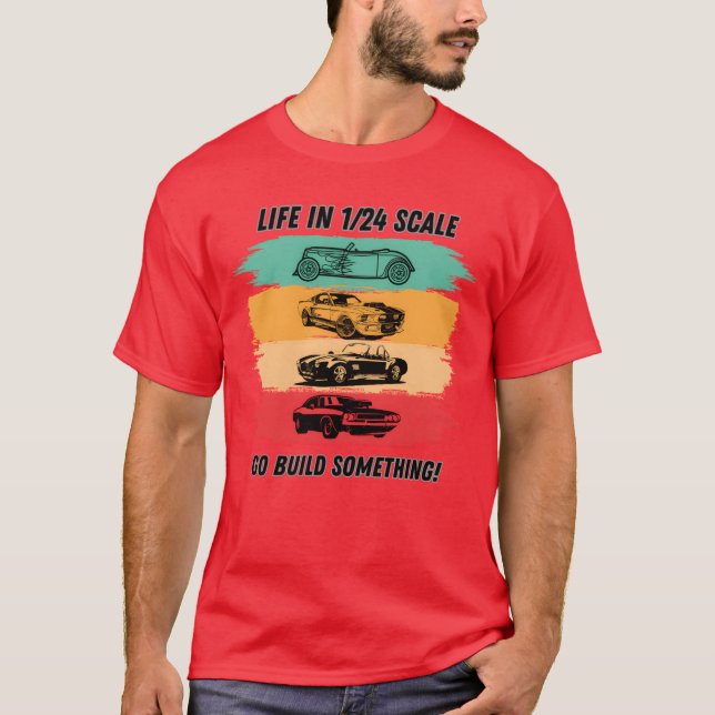 Livet i 124 Skalmodeller present T Shirt (Framsida)