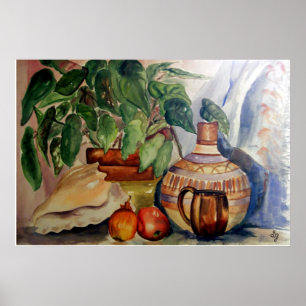 Livet i Coola Pastellkritor Poster