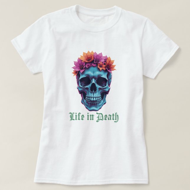Livet i döden, Bloom i Blue T Shirt (Design framsida)
