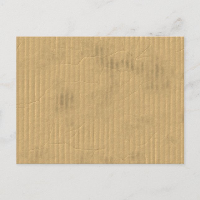 Livet i en grungy Dirty Beat-up Worn-kartong Vykort (Framsida)