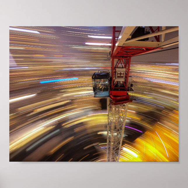 Livet i en torn-kran poster (Framsidan)