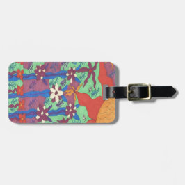 Livet i Garden Boho-utskriften Bagagebricka