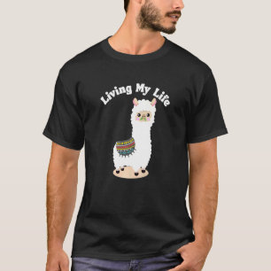 Livet i Guanaco Llama Vicuna Breeder Alpaca T Shirt