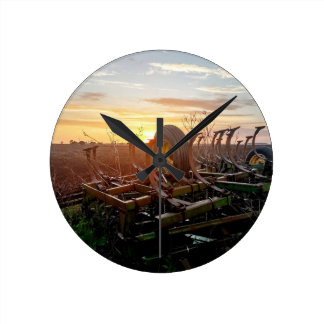 Livet i Heartland Clock Rund Klocka