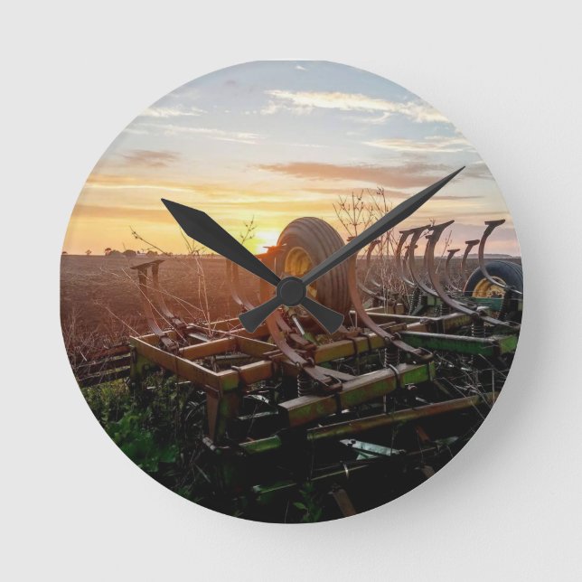 Livet i Heartland Clock Rund Klocka (Framsida)