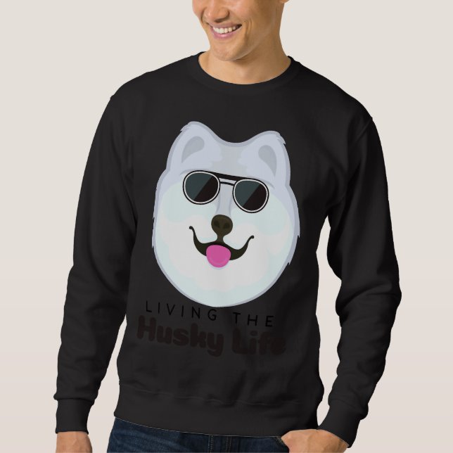 Livet i Husky Lång Ärmad Tröja (Framsida)