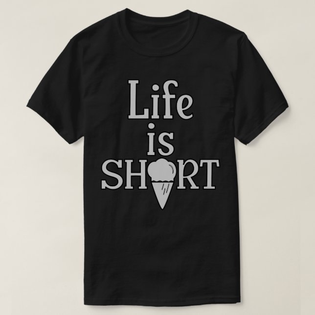 Livet i Kort har en isgram 1 T Shirt (Design framsida)