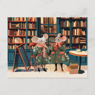 Livet i Mice Town - Booklovers Chitchat Vykort