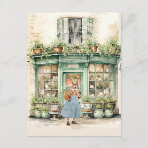 Livet i Mice Town - Emily's Plant Shop Vykort