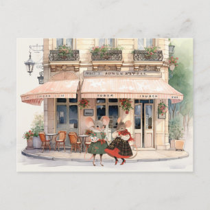 Livet i Mice Town - Girls Day Out Postcard Vykort