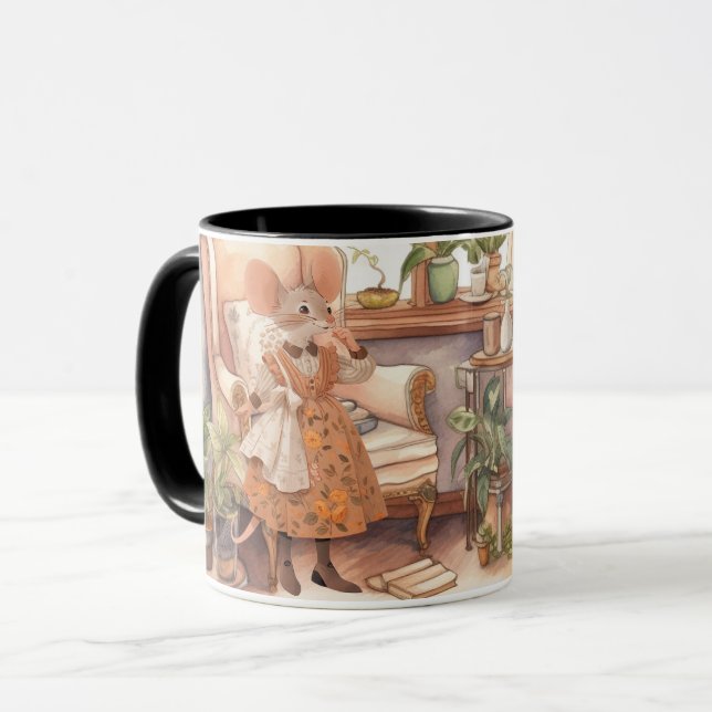Livet i Mice Town - My Lycklig Ställe Mugg (Framsida vänster)