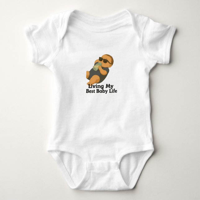 Livet i mitt bästa Baby T Shirt (Framsida)
