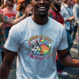 Livet i mitt bästa hbt-Q-T-Pride T Shirt