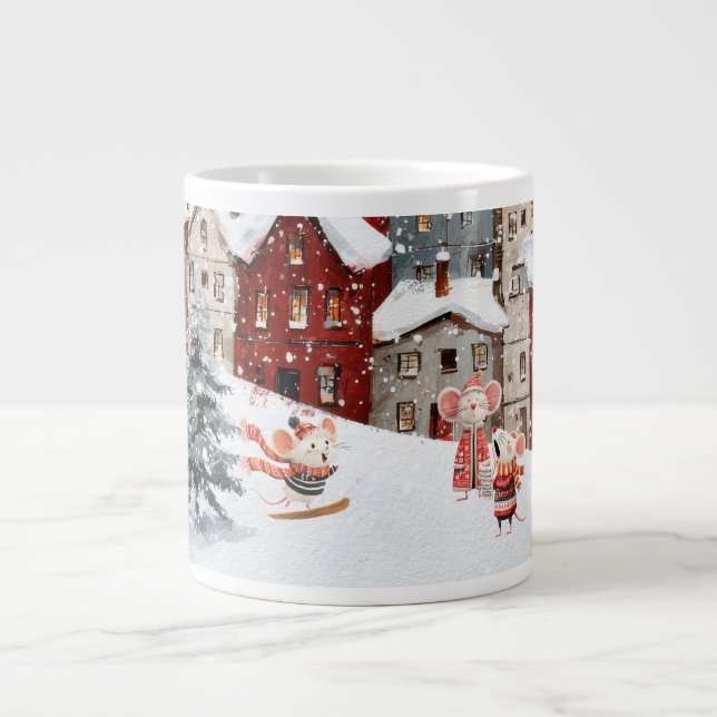 Livet i Mössbyn - Det är vinter! Specialmugg Jumbo Mugg (Framsidan)