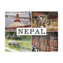 Livet i Nepal-turnéfotokollage