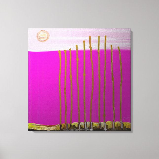 Livet i Paradise Canvastryck (Framsida)