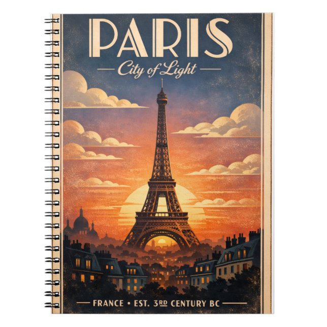 Livet i Paris Anteckningsbok (Framsidan)