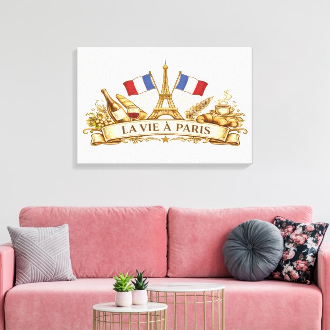 Livet i Paris Canvastryck (Insitu (Vardagsrum))