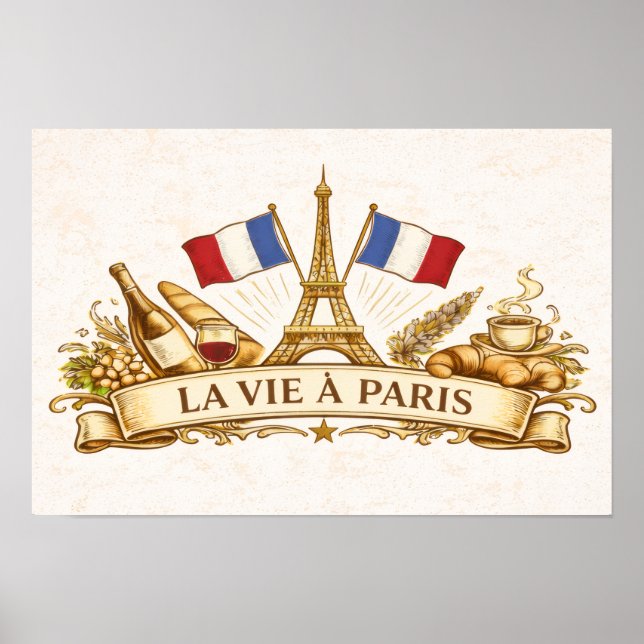 Livet i Paris Poster (Framsidan)