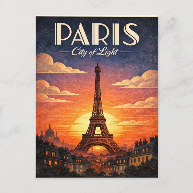 Livet i Paris Vykort (Framsida)