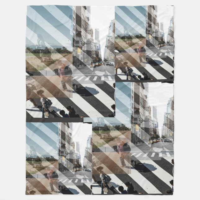 Livet i rörelse fleecefilt (Framsidan)