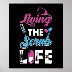 Livet i SCrub - Stethoscope Gift Poster