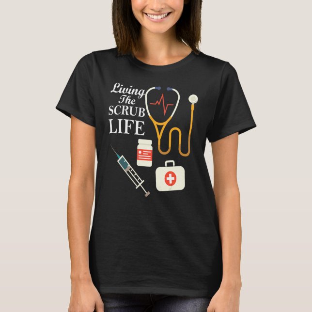 Livet i Skrubben T Shirt (Framsida)