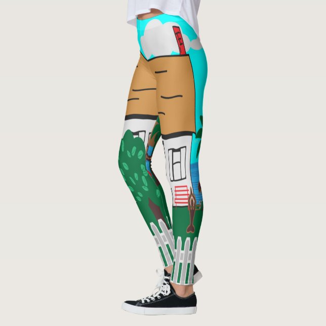 Livet i stranden leggings (Vänster)