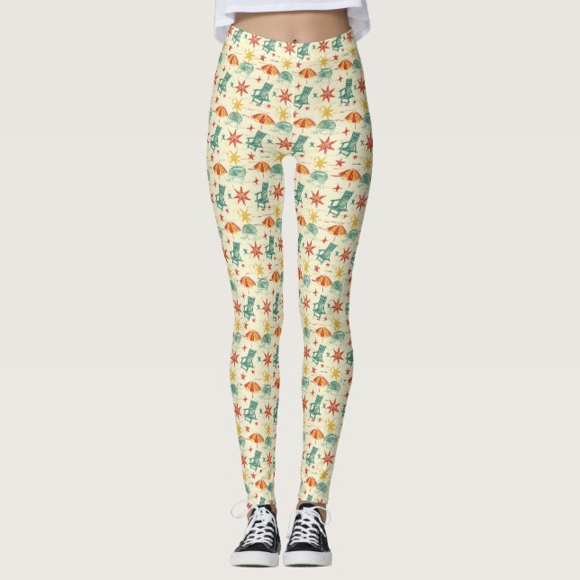 Livet i tropikerna är naturens symfoni leggings (Framsida)
