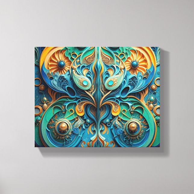 Livet imiterar konst canvastryck (Framsida)