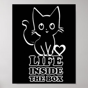 Livet innanför lådan - Svarta Kattunge Poster