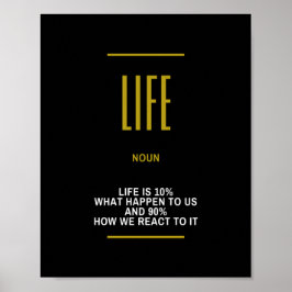 Livet inspirationsoffert för framgång poster