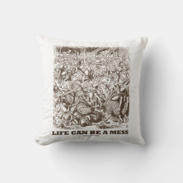 Livet kan vara ett  underlandslag i Humor Kudde