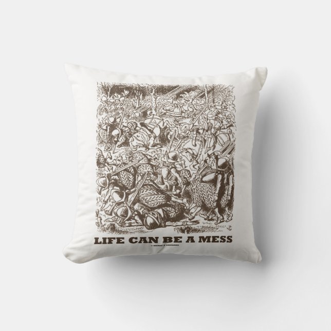 Livet kan vara ett  underlandslag i Humor Kudde (Framsida)