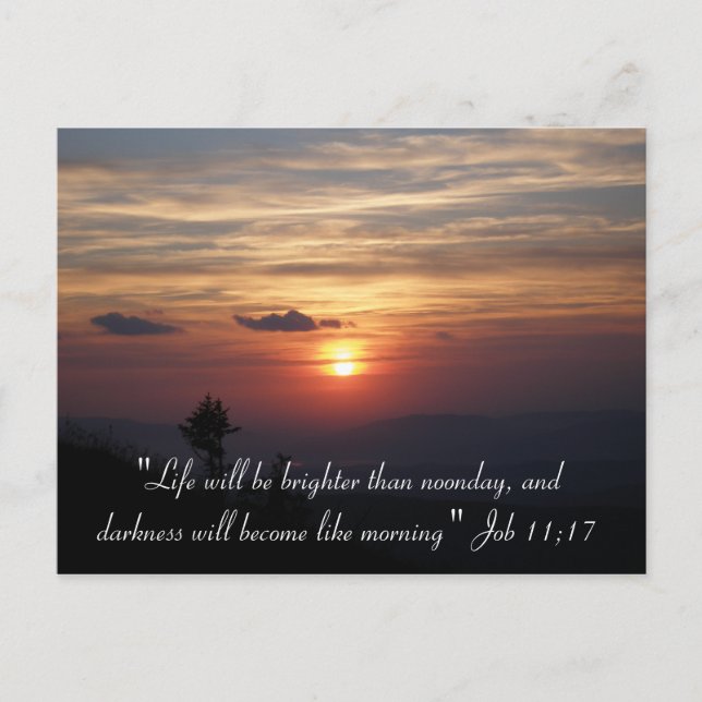 "Livet kommer att vara..." - vykort (Framsida)