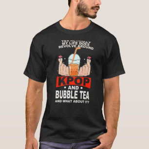 livet kretsar kring kpop och bubbelte Kpop T Shirt