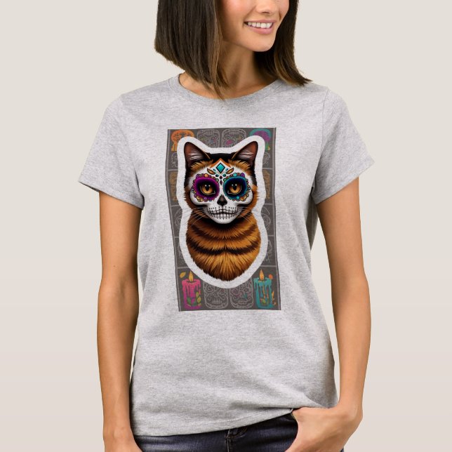 LIVET LEVANDE TIGERKATT T SHIRT (Framsida)