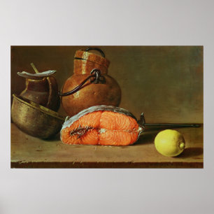 Livet med Biet i Salmon Poster