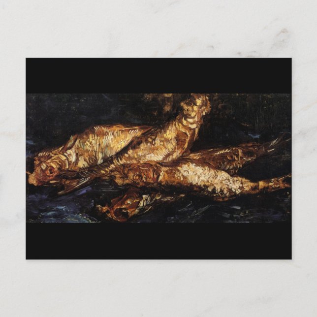 Livet med bloaters Van Gogh Fine Art Vykort (Framsida)