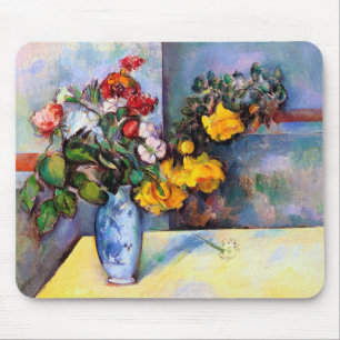Livet med blommor i Vas, Paul Cezanne Musmatta